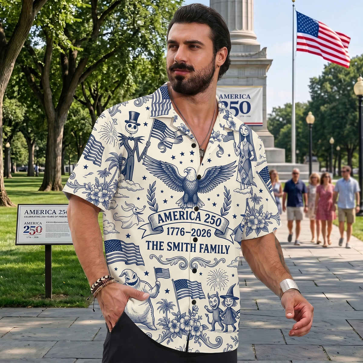 Fun Liberty Celebration Hawaiian Shirt Personalized Gifts For Family 06PATI040626
