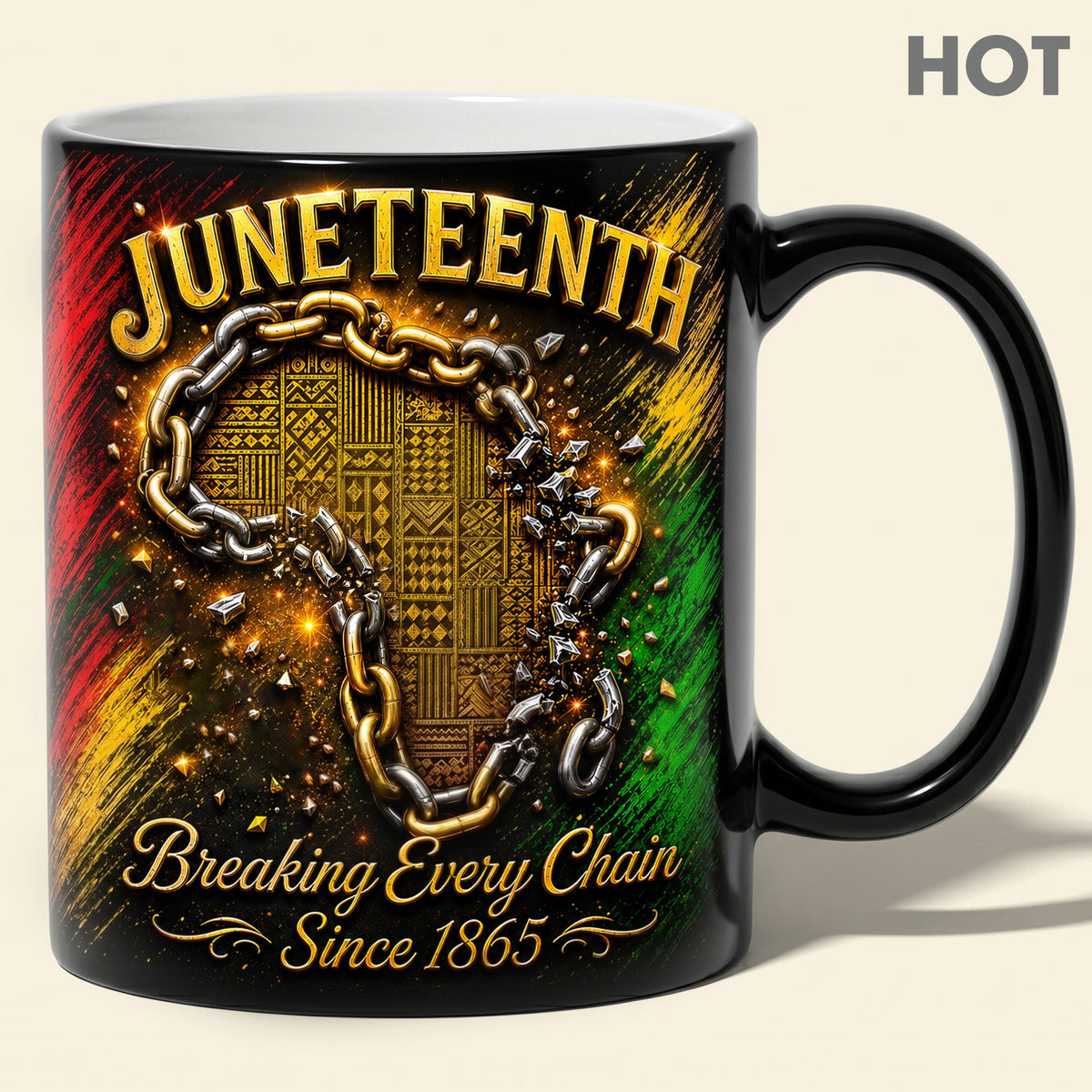 Celebrated 1865 Juneteenth Magic Mug - Personalized Gifts For Patriots 01toti260526