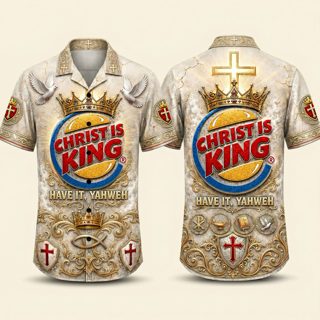 Faith King Hawaiian Shirt - Personalized Gifts For Christian Hawaiian Shirt 03TOTI090626