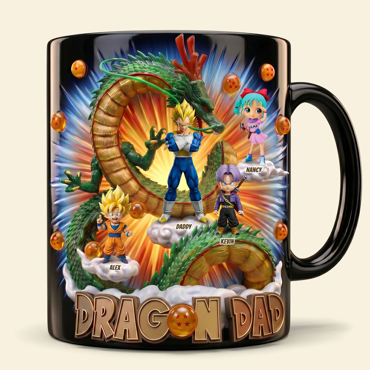 Power Dad Magic Mug - Personalized Gifts For Dads 042qhti080626