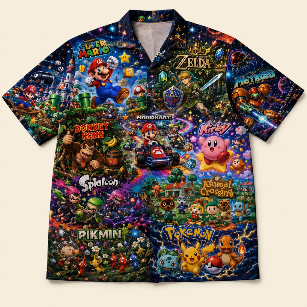 Gaming Universe Hawaiian Shirt - Personalized Gift For Gamers 02NATI010726