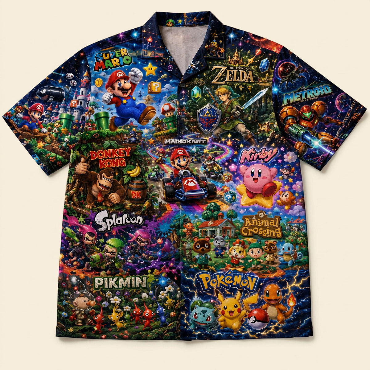 Gaming Universe Hawaiian Shirt - Personalized Gift For Gamers 02NATI010726