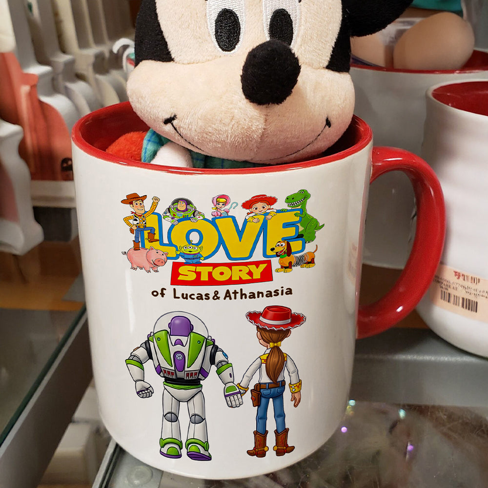 Love Journey Coffee Accent Mug - Personalized Gifts For Couple 06hudt230626