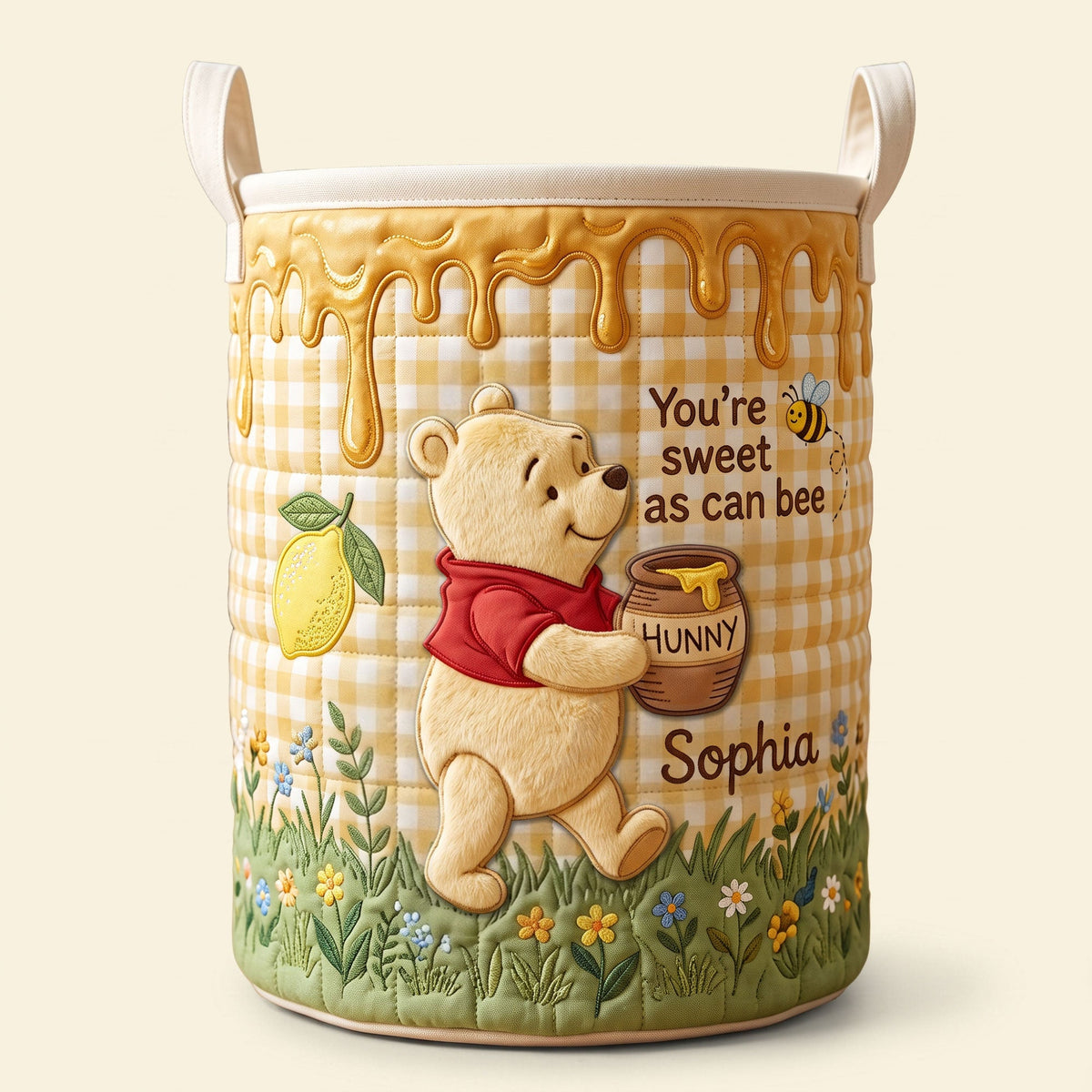Sweet Quilt Laundry Basket - Personalized Gifts 03pati290626
