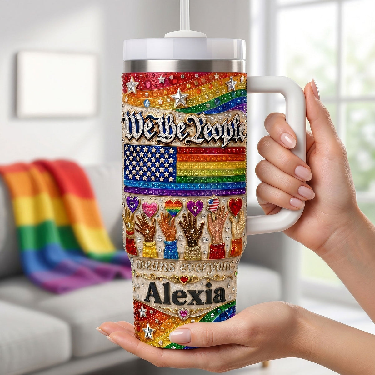 Pride Month We The People Tumbler - Personalized Gifts For LGBT 01pati150626