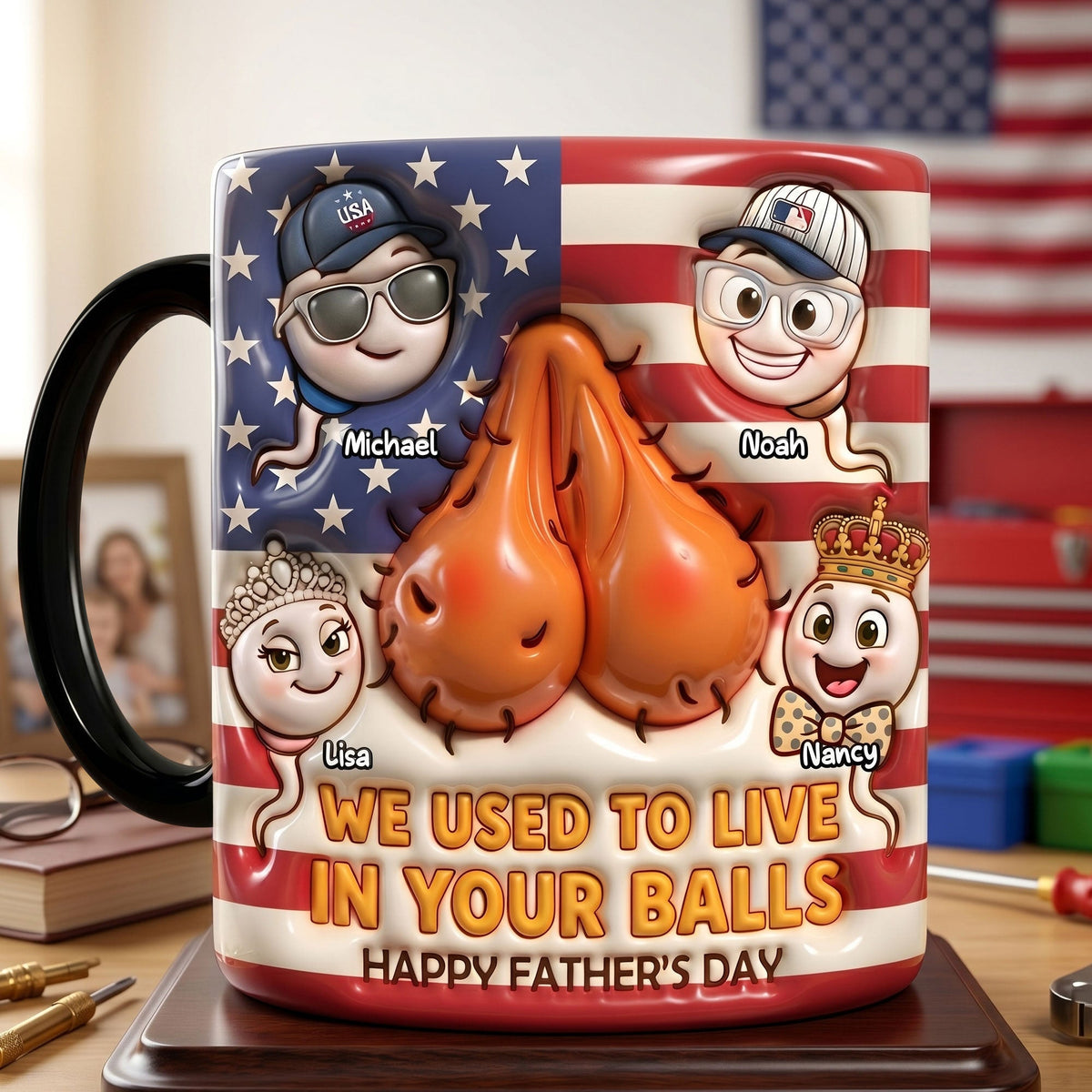 Funny Sperm Magic Mug - Personalized Gifts For Dads 06tyti200526