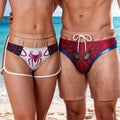 Chaos Couple Beach Shorts Set - Personalized Gifts For Couples 04huti020726