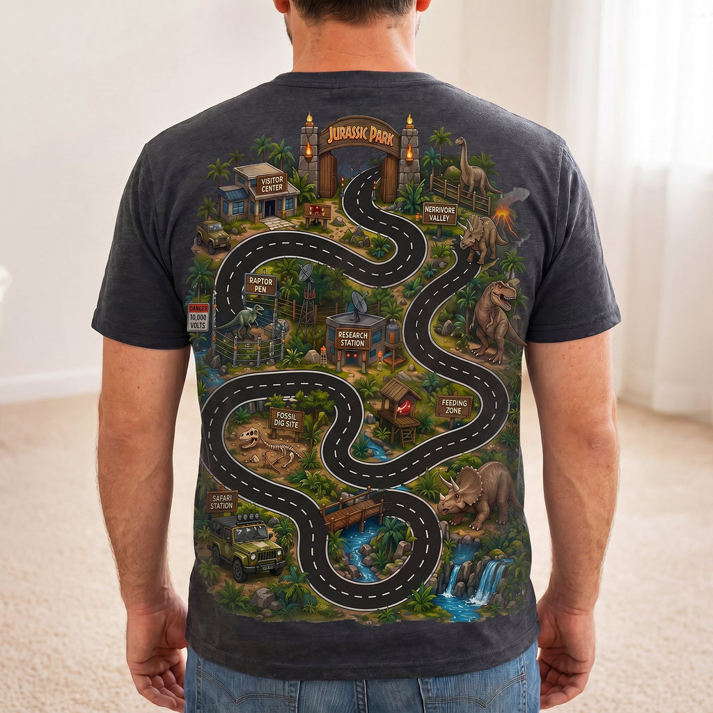 Adventure Map Shirt - Personalized Gifts For Dad 04NATI210526