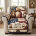 God Bless This Home And All Who Enter Quilted Sofa Cover - Personalized Gifts For Family 03huti220626