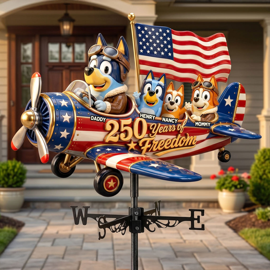 Family Pride Anniversary Weather Vane - Personalized Gift For Family 04PATI140526