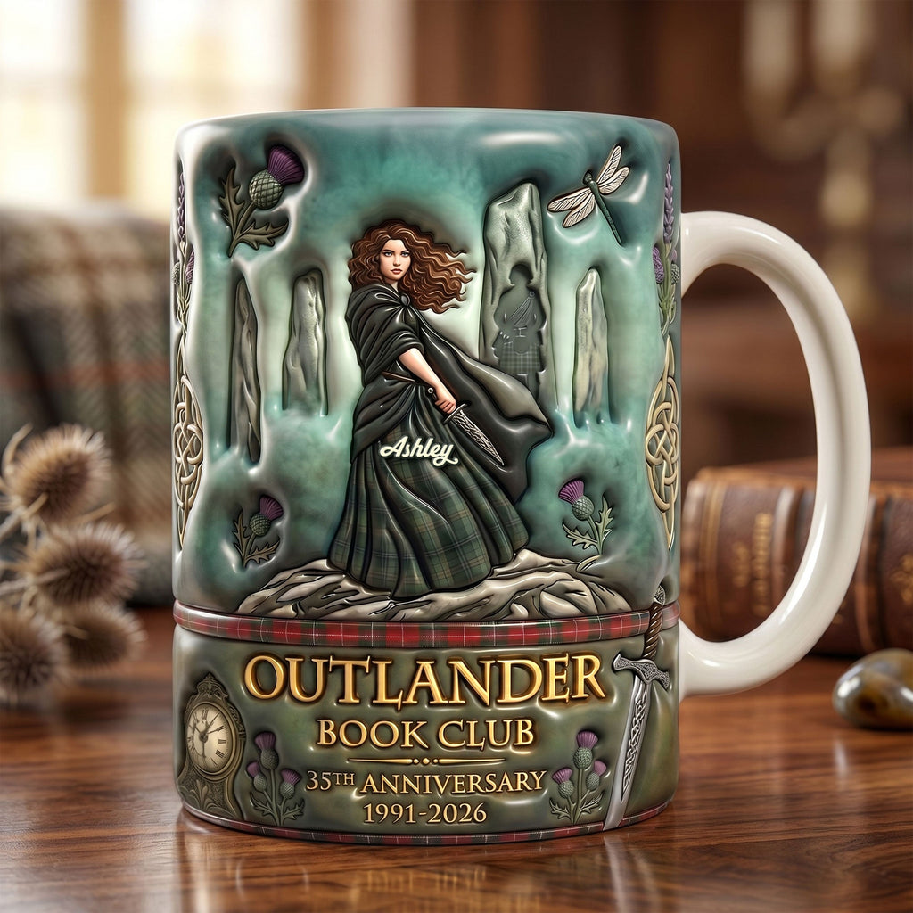 Reading Through Time Coffee Mug - Personalized Gifts 01QHTI240626