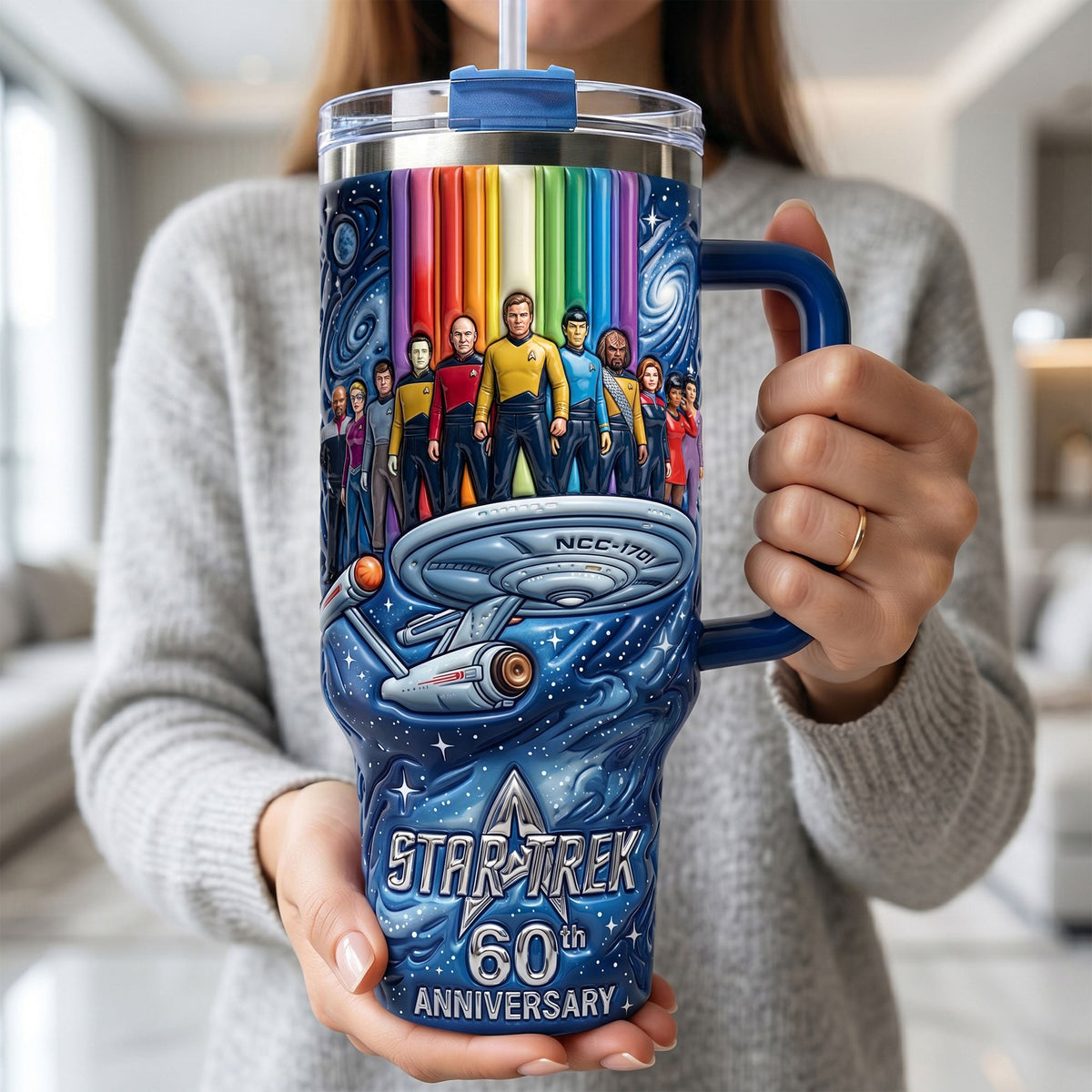Long Time Leap 40oz Tumbler With Handle - Personalized Gifts 02QHTI230626