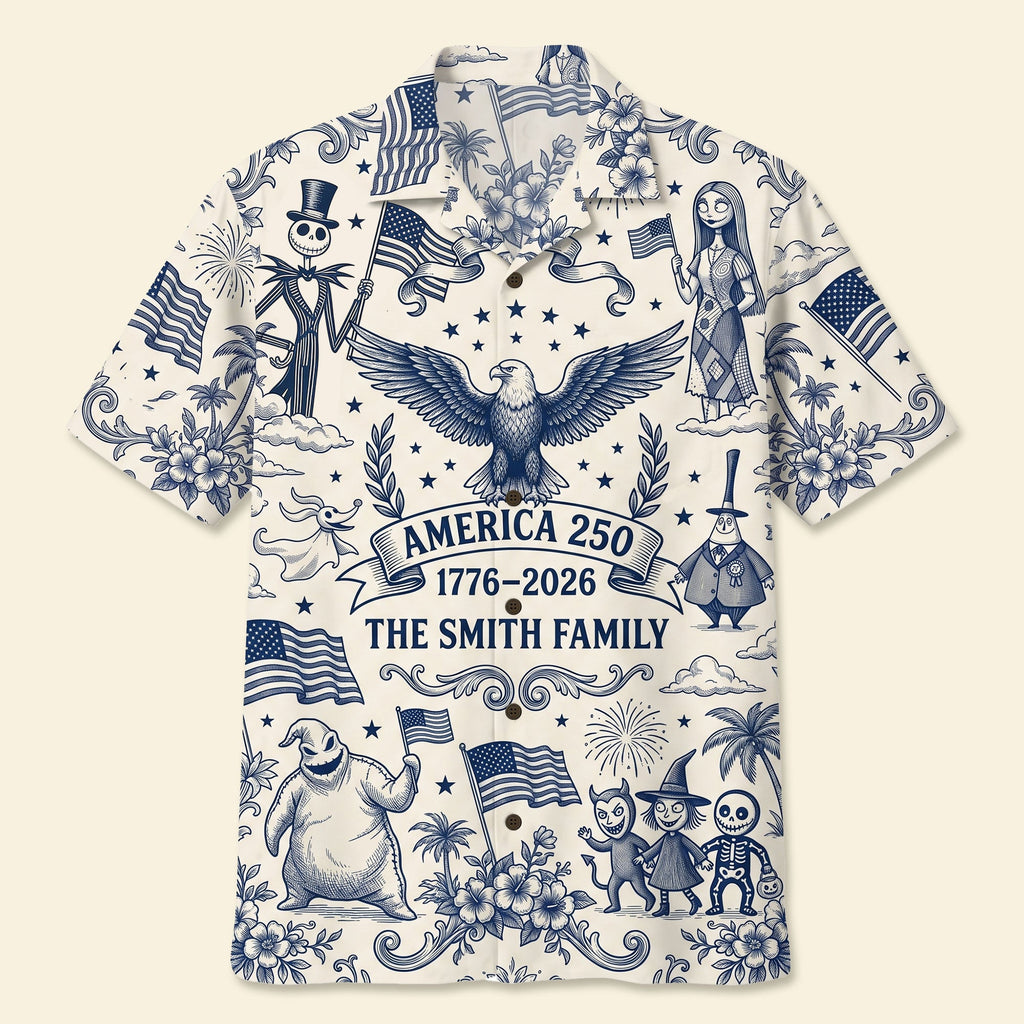 Fun Liberty Celebration Hawaiian Shirt Personalized Gifts For Family 06PATI040626