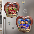 Love On The Field Fridge Magnet - Personalized Gifts For Couples 05huti140726