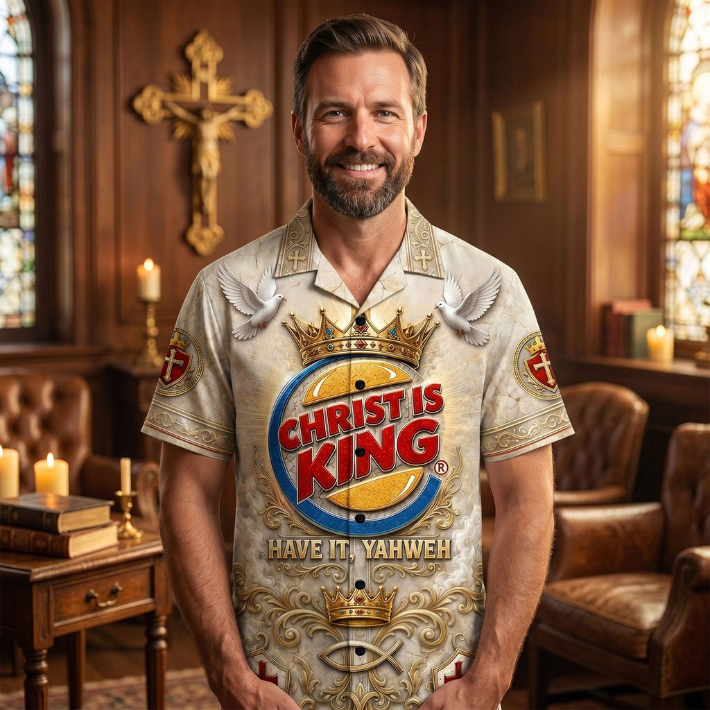 Faith King Hawaiian Shirt - Personalized Gifts For Christian Hawaiian Shirt 03TOTI090626