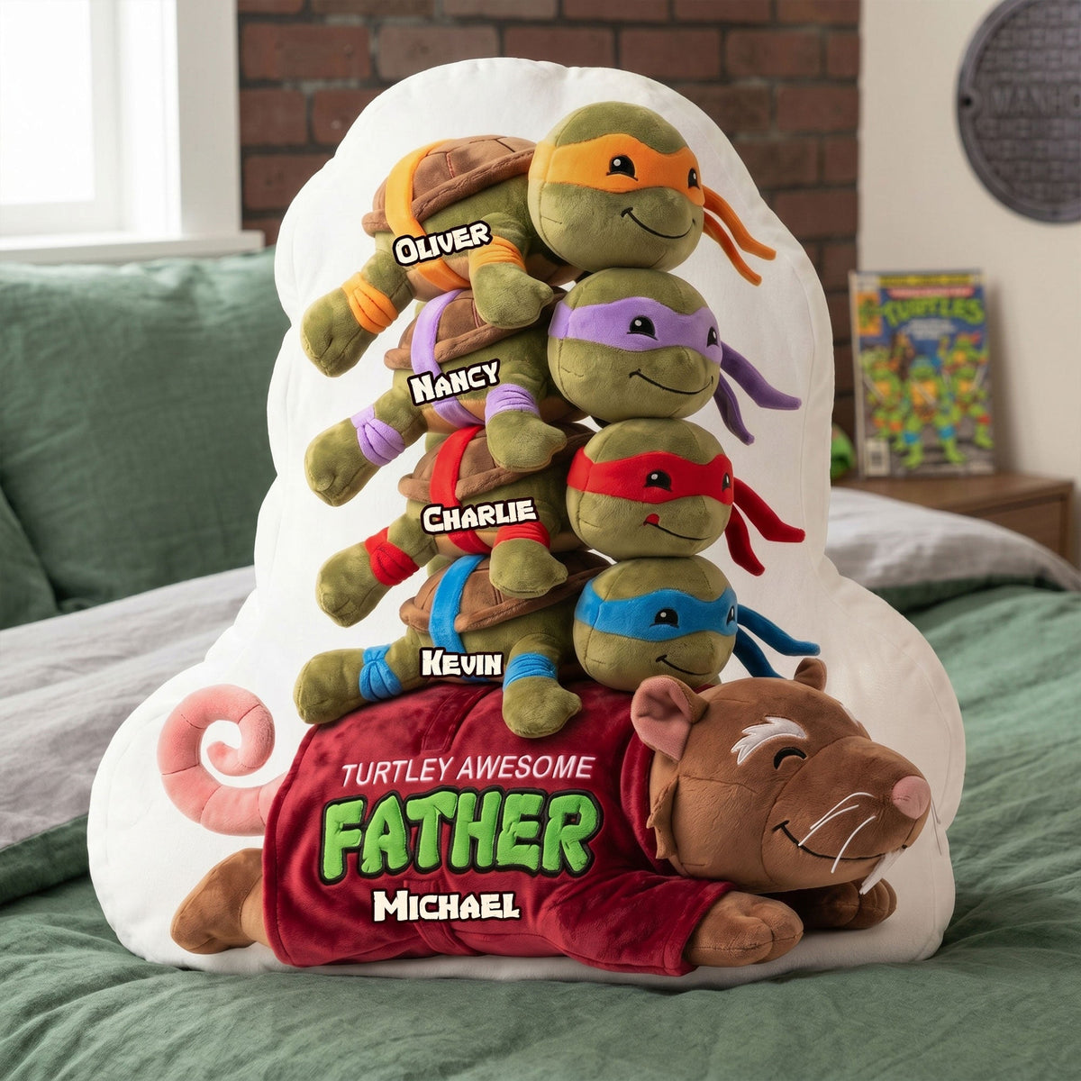 Legend Warrior Dad Squad Pillow  - Personalized Gifts For Father's Day Pillow 02NATI120526