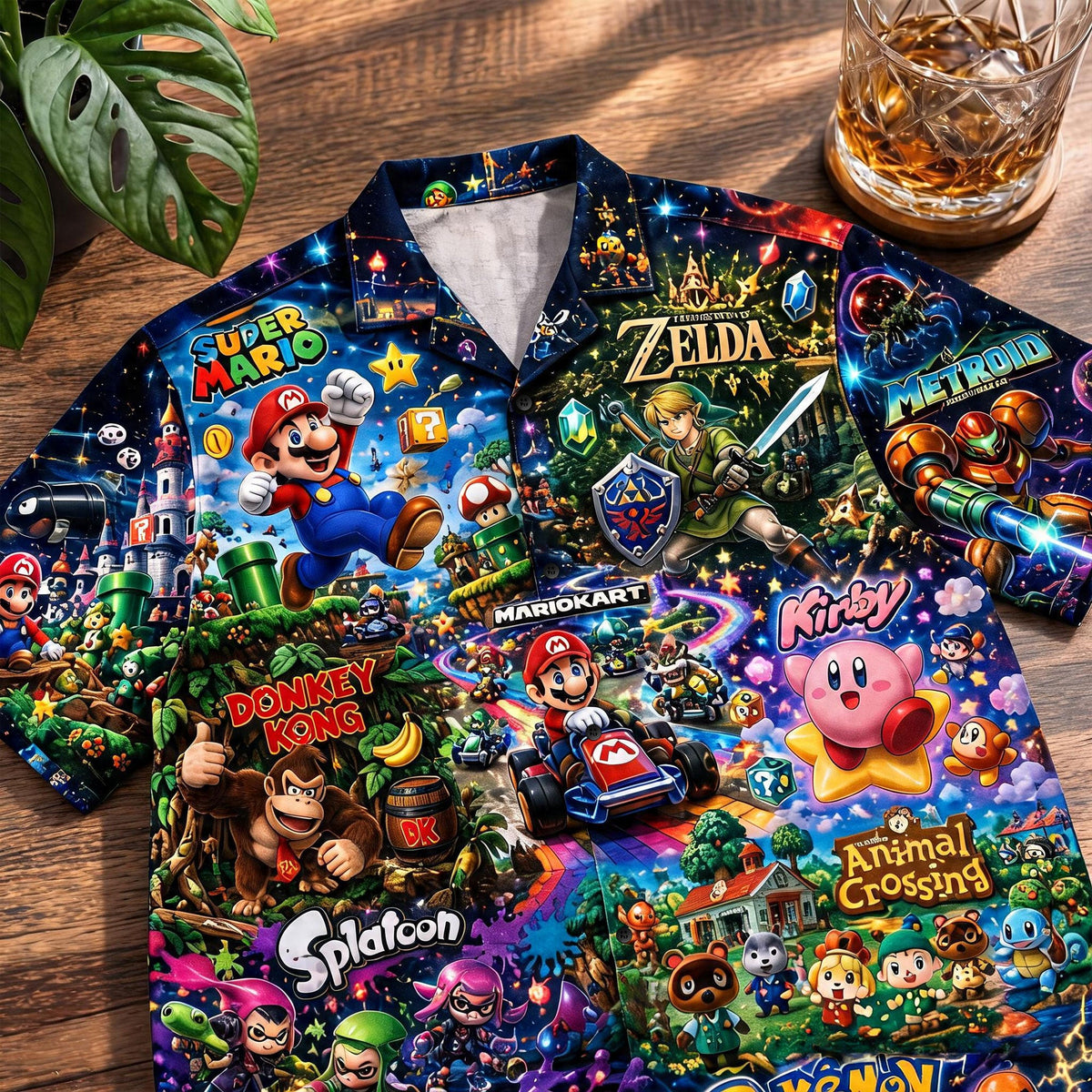 Gaming Universe Hawaiian Shirt - Personalized Gift For Gamers 02NATI010726