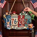 Patriotic Friends Acrylic Sign – American Celebration 04nati020626