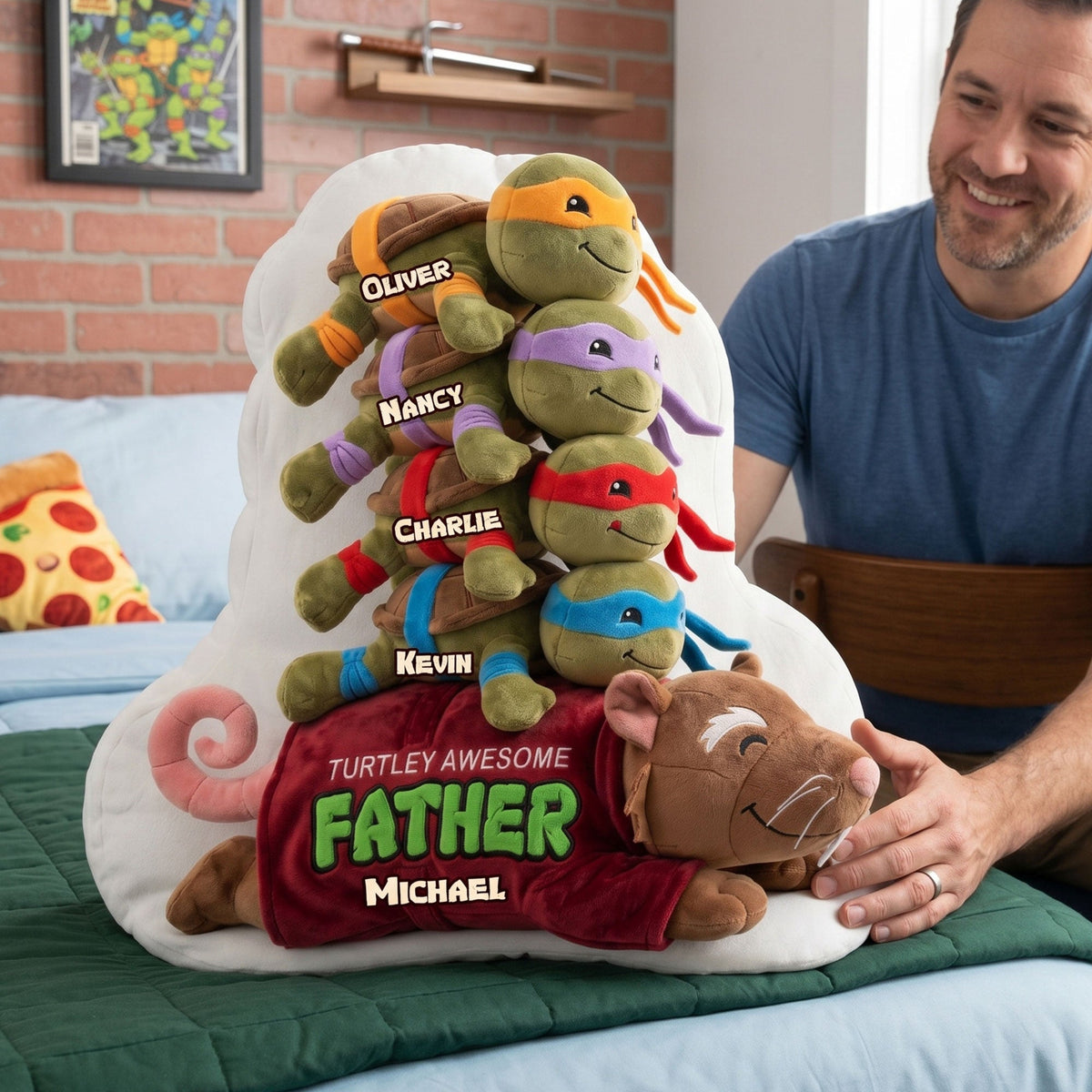 Legend Warrior Dad Squad Pillow  - Personalized Gifts For Father's Day Pillow 02NATI120526