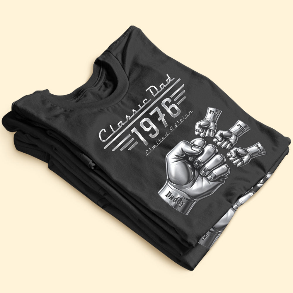 Classic Car Style Dad Shirt - Personalized Gifts For Dad 03nati190526