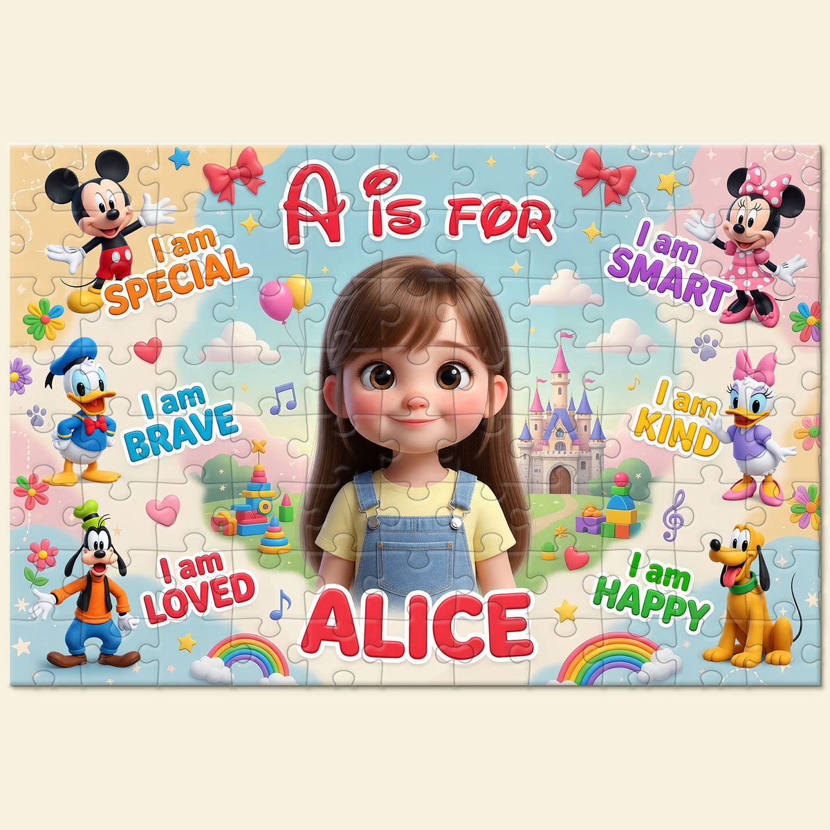 Lovely Jigsaw Puzzle - Custom Photo Gifts For Kids 03nati060726