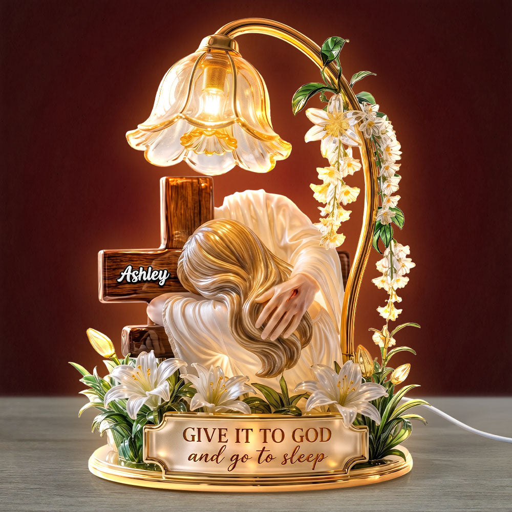 Trust In God Acrylic Light Box, Personalized Gift For Christians Girl 01qhti300626