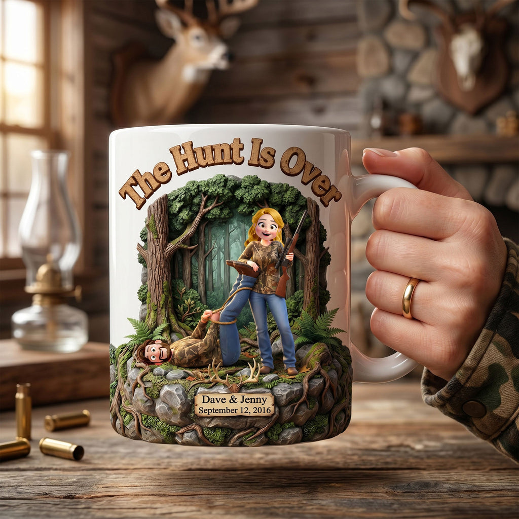 Hunting Couple Coffee Mug - Personalized Gifts For Couple 01huti300526