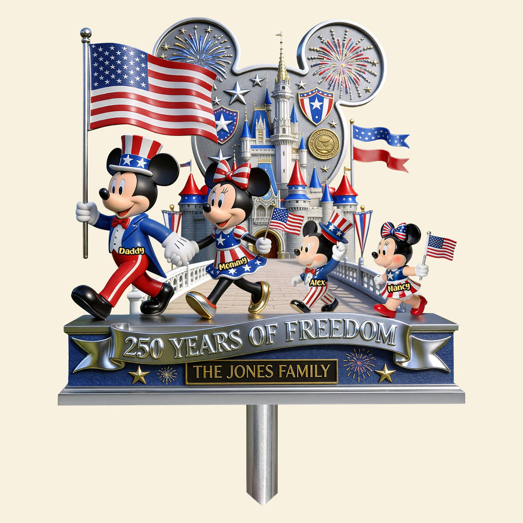 Happy Parade Familiy Metal Sign - Personalized Decor Gifts For Family 05qhti060626