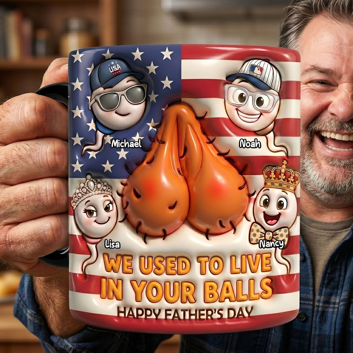 Funny Sperm Magic Mug - Personalized Gifts For Dads 06tyti200526