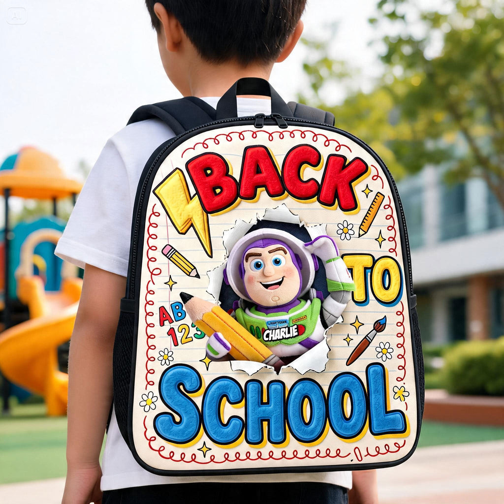 Playful Friends Backpack - Personalized Gifts For Kids School Bag 01pati250626