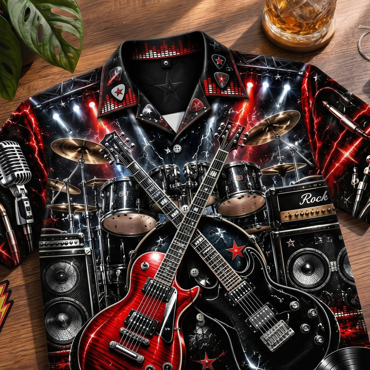Rock Band Hawaiian Shirt - Personalized Gifts For Musician Hawaiian Shirt 02NATI090626