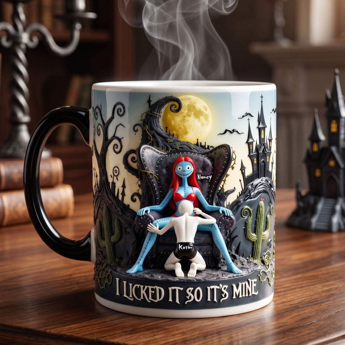 Gothic Naughty Couple Magic Coffee Mug - Personalized Gifts For Couple 05ohti280526