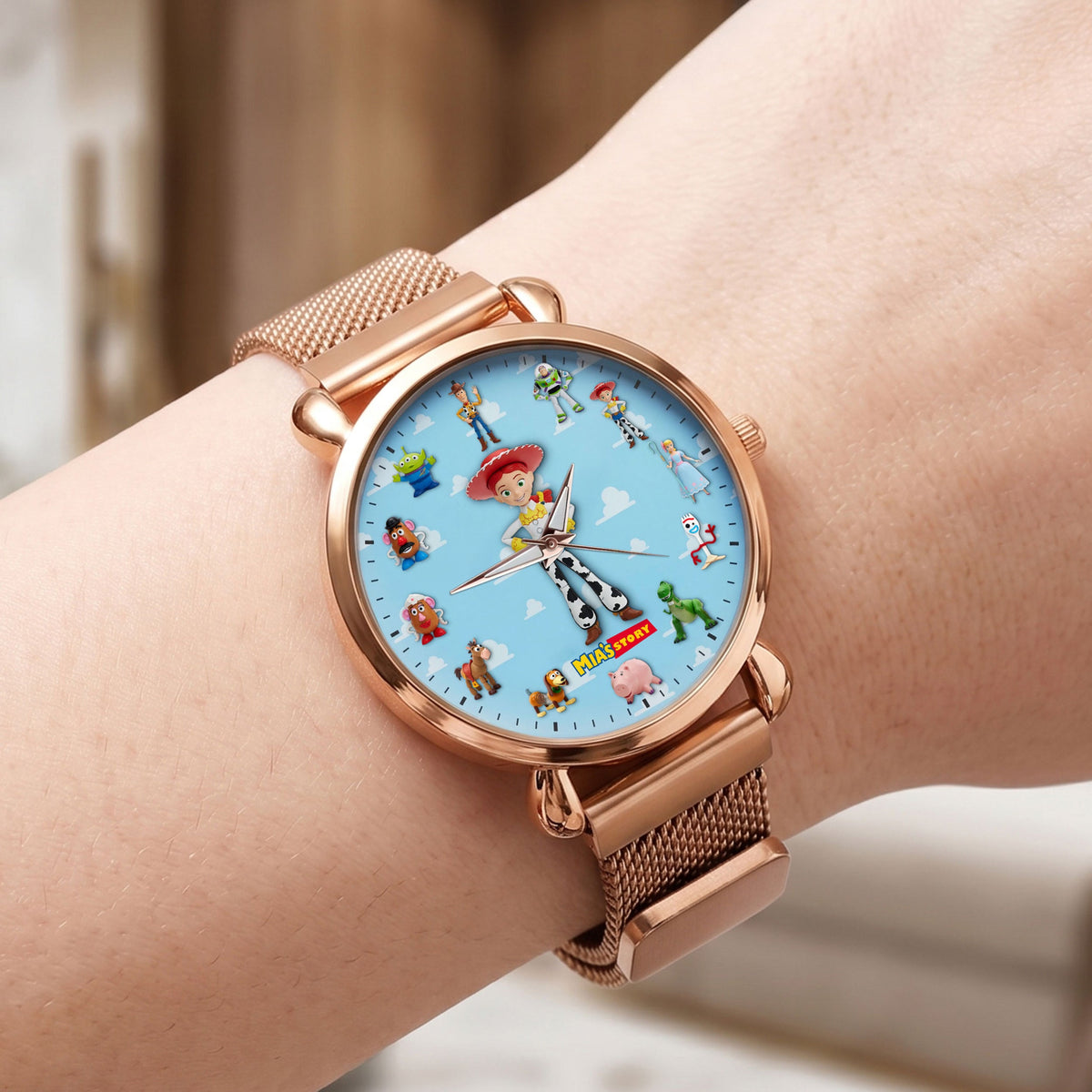 Lovely Characters Mesh Strap Quartz - Personalized Gifts 03nati230626