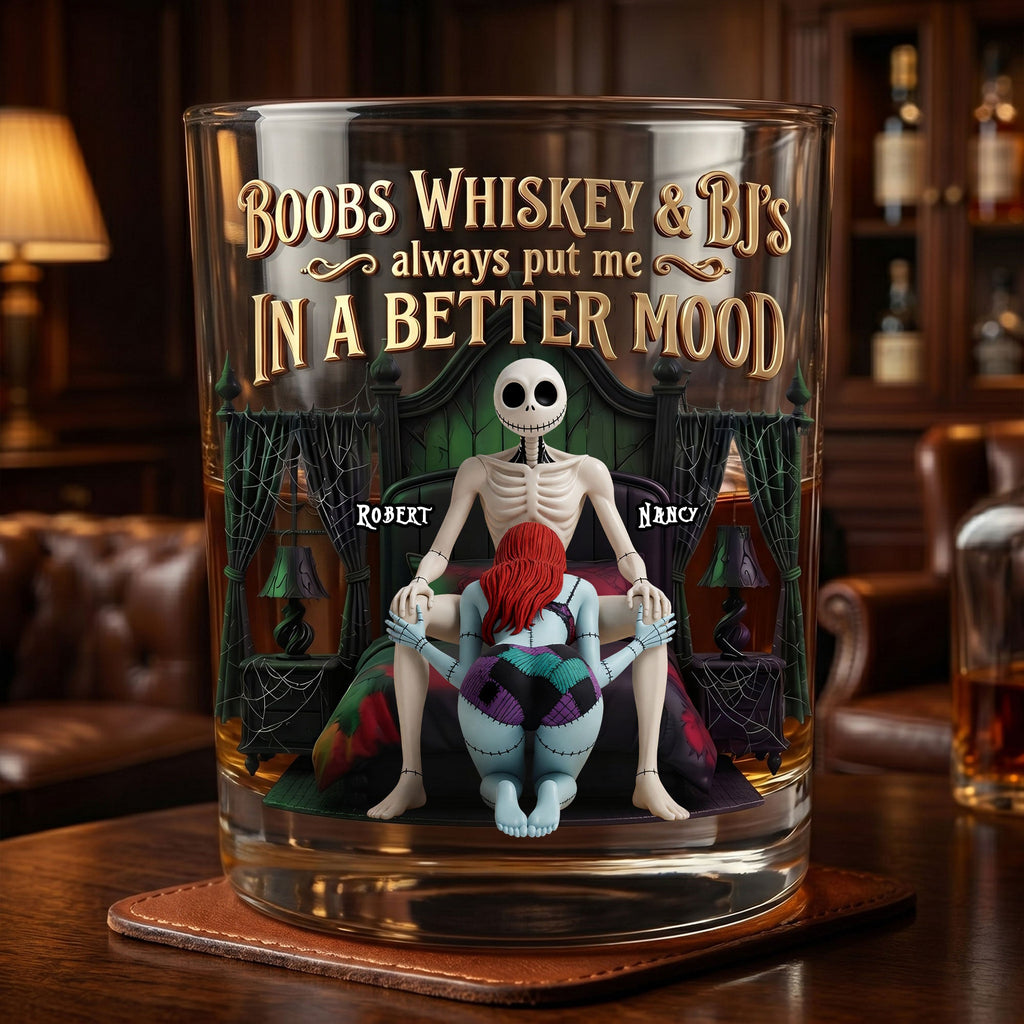 Naughty Couple Round Glass - Personalized Gifts For Couple 02nati160626