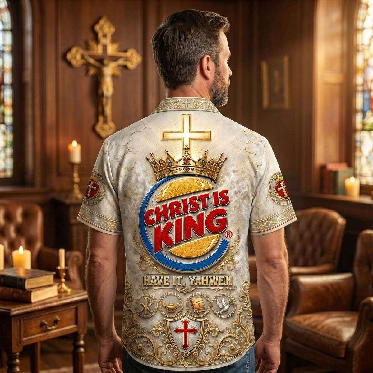 Faith King Hawaiian Shirt - Personalized Gifts For Christian Hawaiian Shirt 03TOTI090626