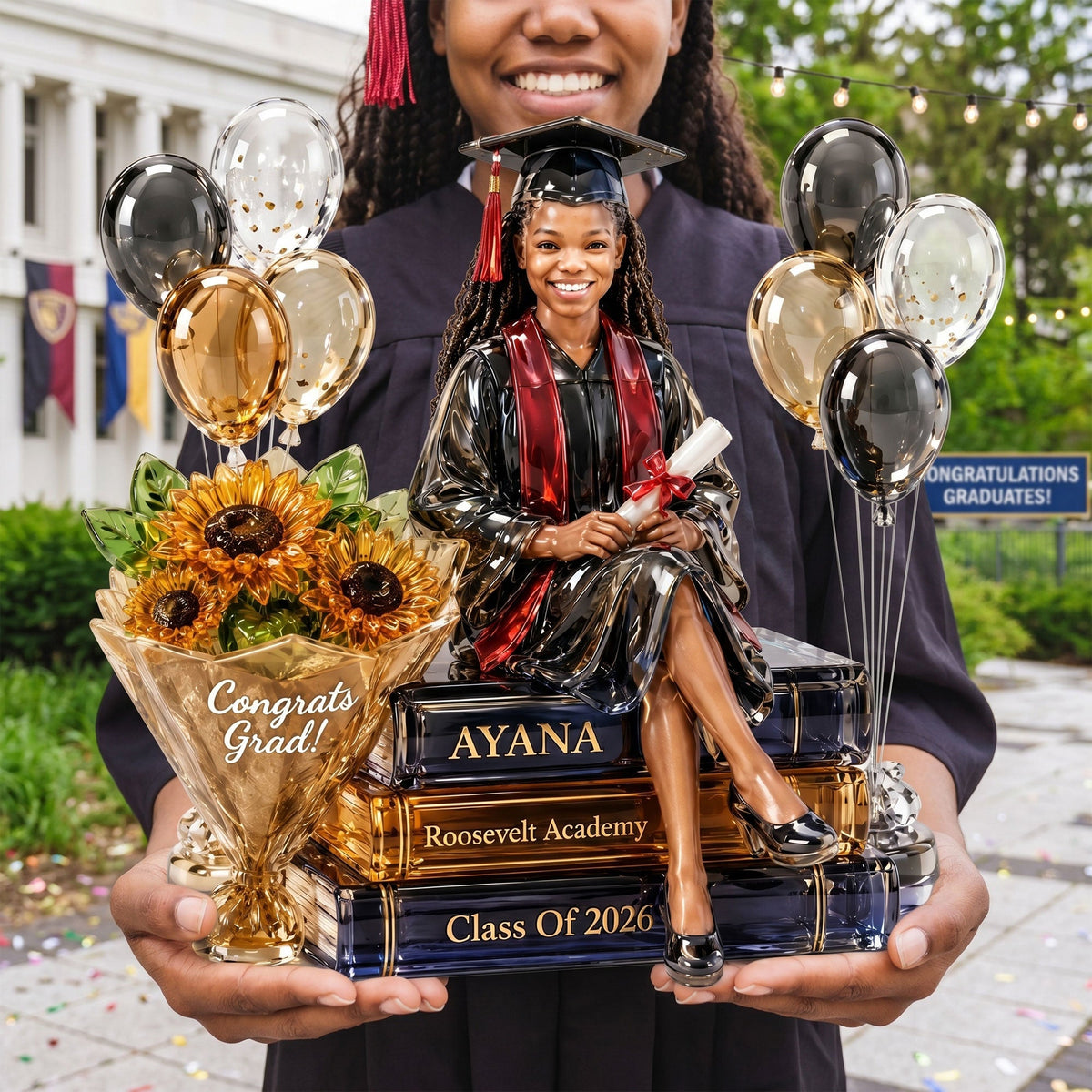Graduation Memory Acrylic Plaque - Personalized Custom Photo Gifts For Graduations 01NATI120526