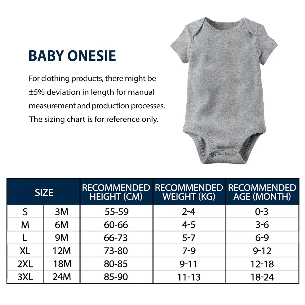 Born In America's 250th Year - Personalized Baby Onesie
