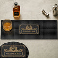 Monogram Vintage Monogram Initial Name - Personalized Bar Mat