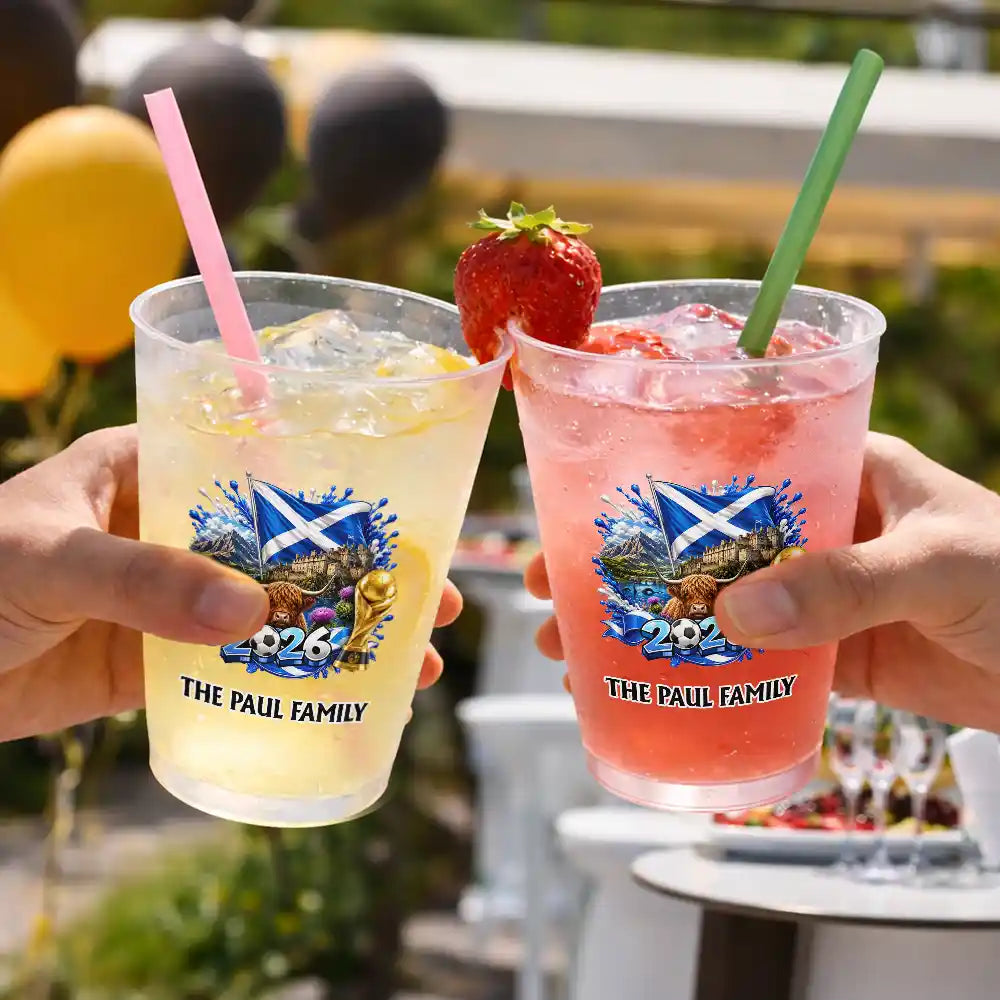 National Flag Soccer Lover - Personalized Frosted Cups