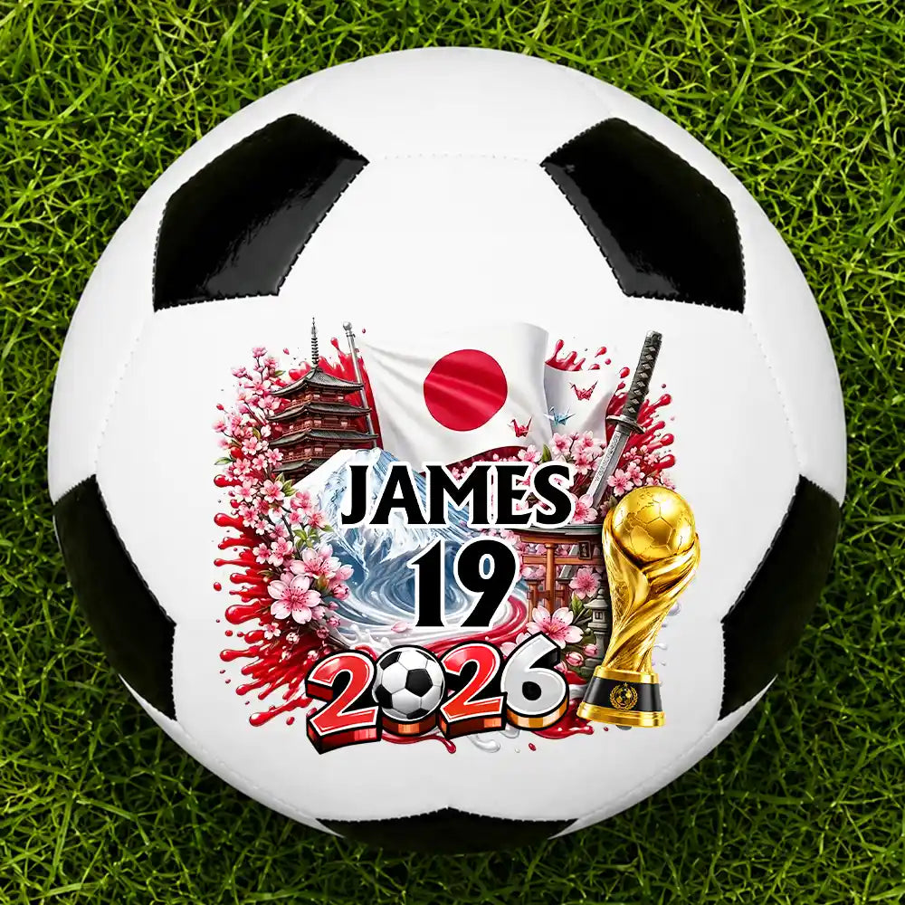 National Flag Soccer Lover - Personalized Soccer Ball