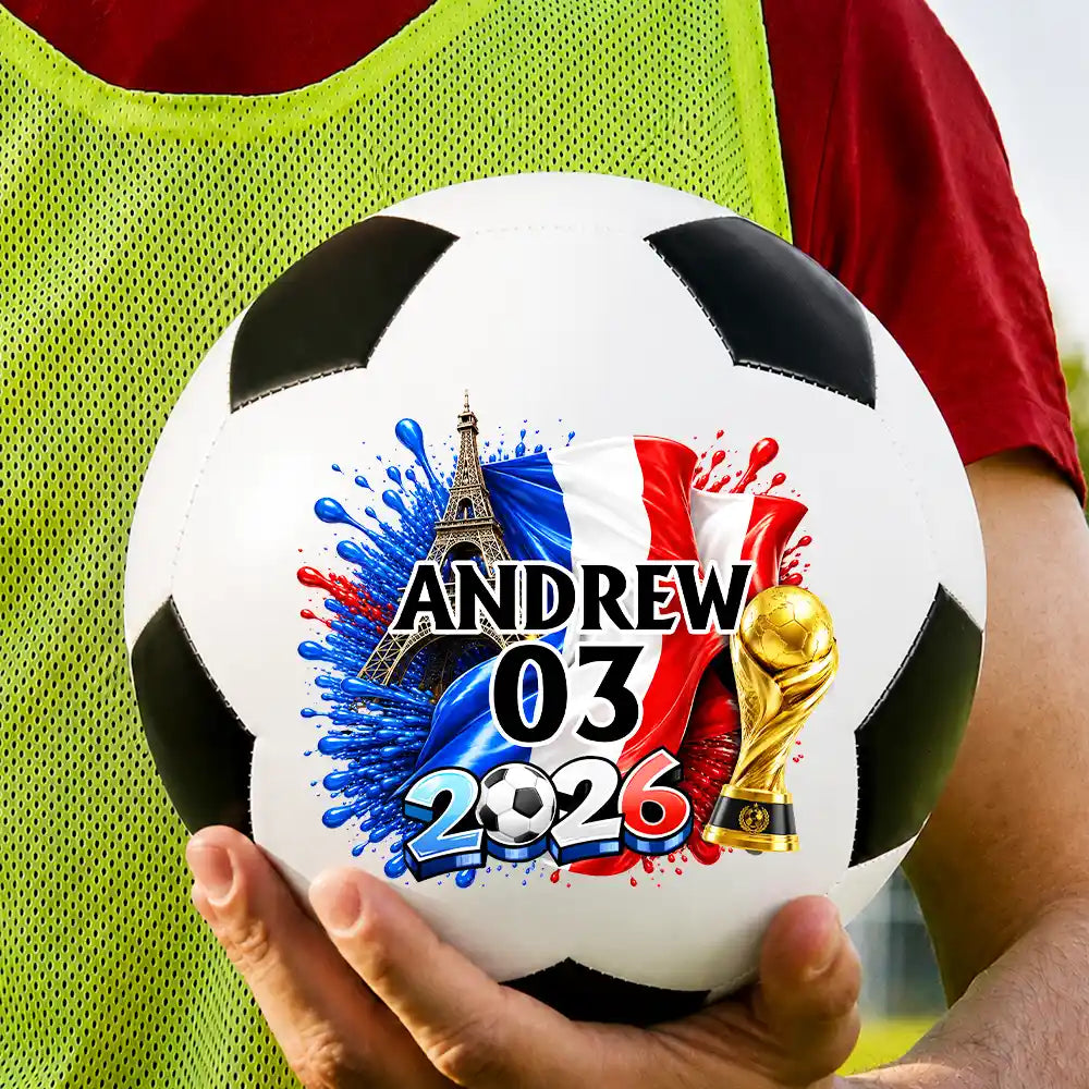 National Flag Soccer Lover - Personalized Soccer Ball