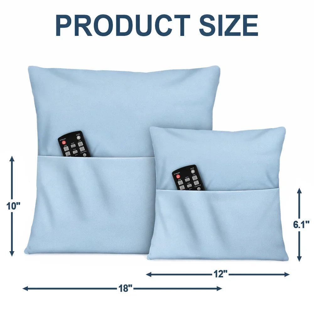 This Is My Book Reading Pillow Birth Flowers - Personalized Pocket Pillow