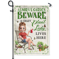Plant Lady Lives Here - Personalized Flag