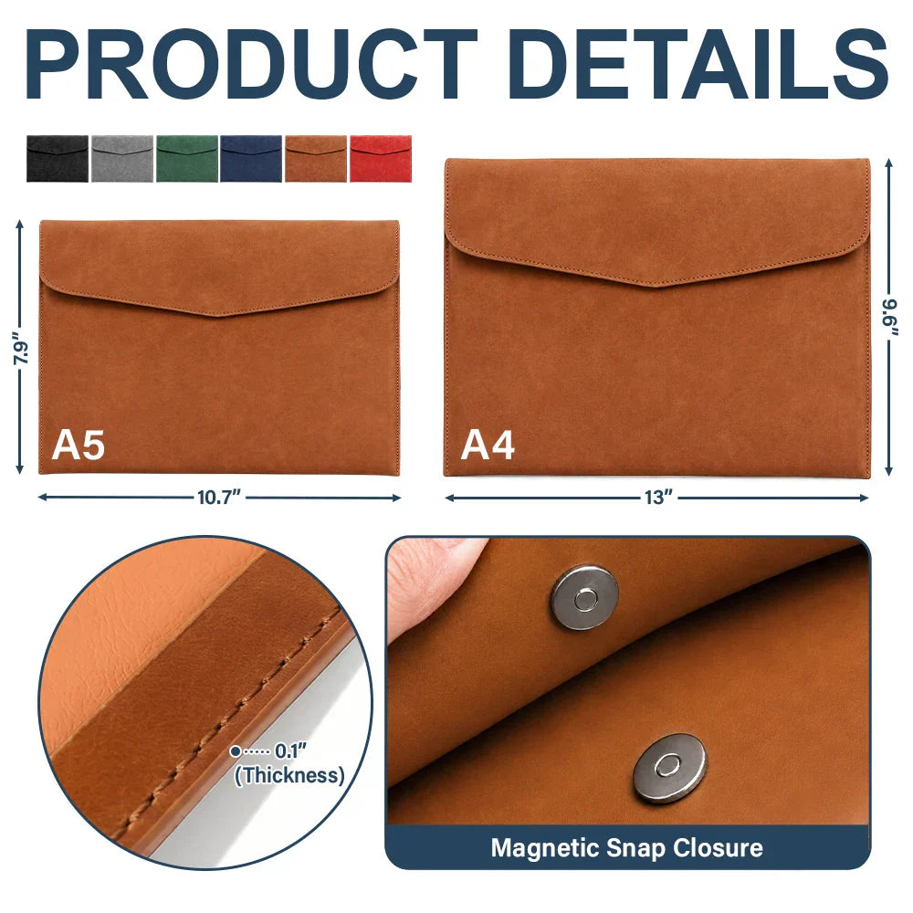 Birth Flower Blooms - Personalized Leather Sleeve