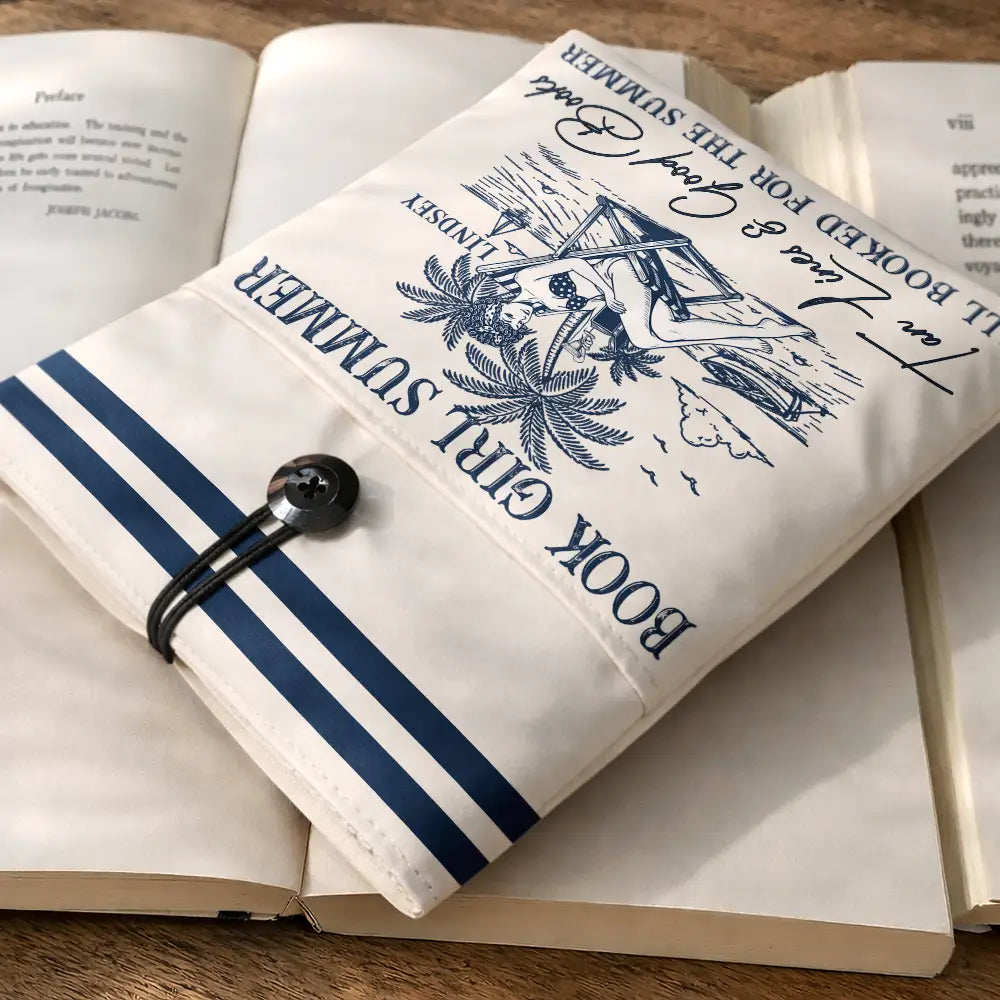 Salty Beach Book Club - Personalized Book Sleeve