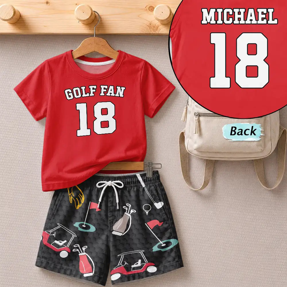 Soccer Football Baseball Basketball Son Daughter, Sport Lovers - Personalized Kids Clothing Set