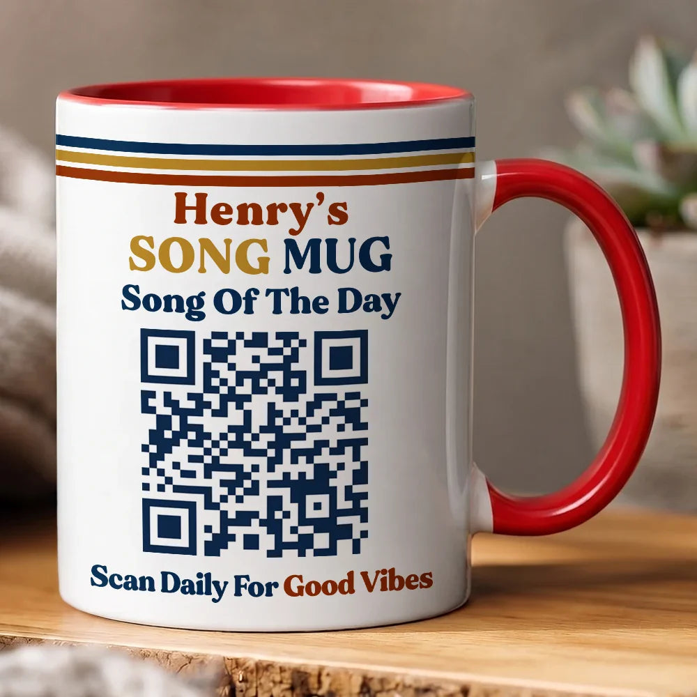 Song Of The Day QR Code - Personalized Mug