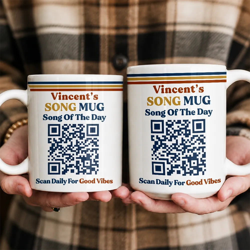 Song Of The Day QR Code - Personalized Mug
