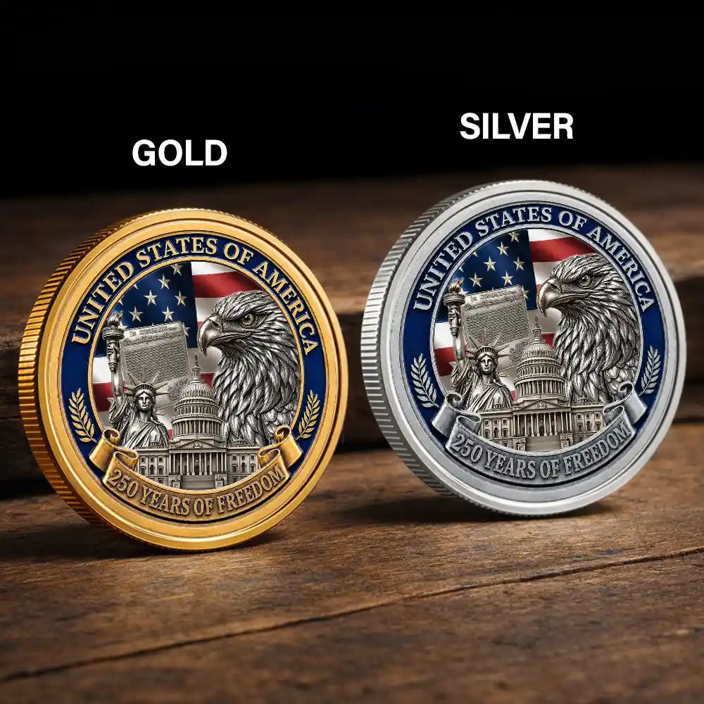Stars And Stripes Eagle America 250th Anniversary - Commemorative Keepsake Coin
