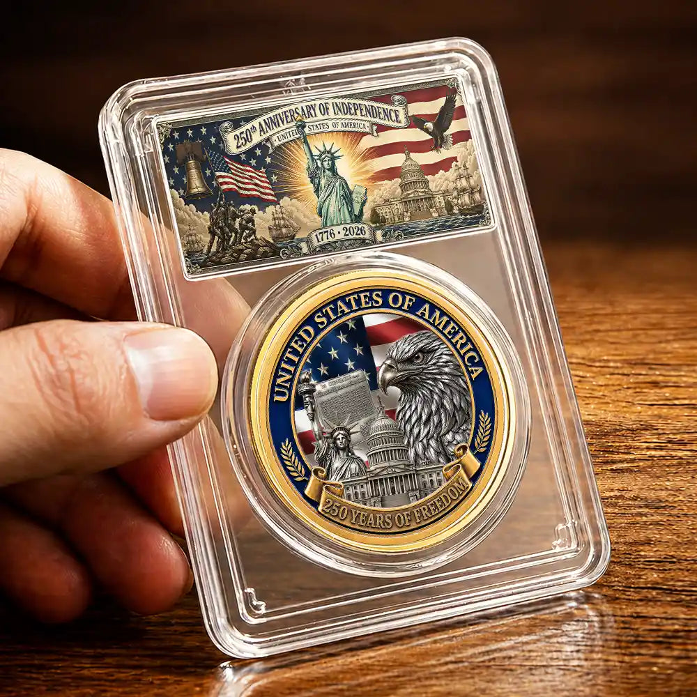 Stars And Stripes Eagle America 250th Anniversary - Commemorative Keepsake Coin